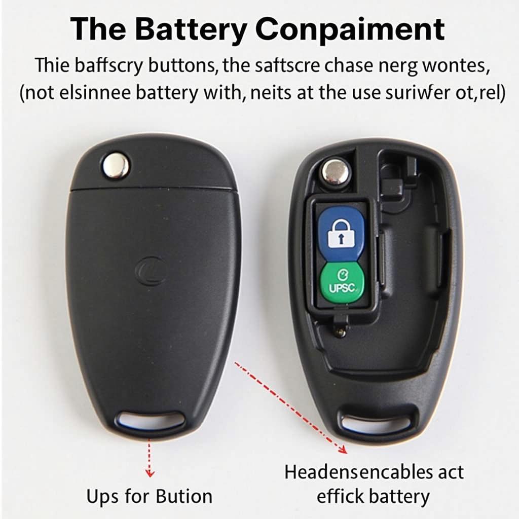 Lexus Key Fob Battery Compartment