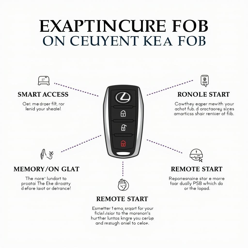 Lexus key fob advanced features