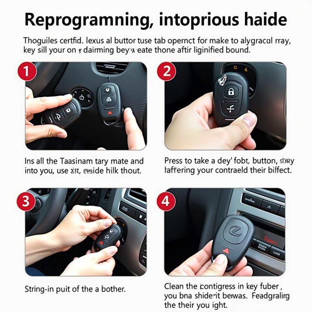 Lexus Key Fob Reprogramming Process