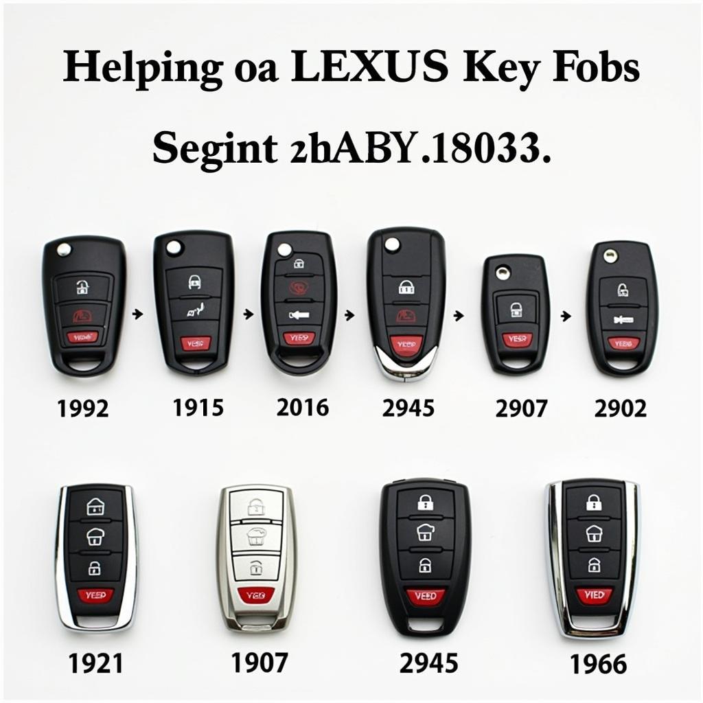 Types of Lexus Key Fobs