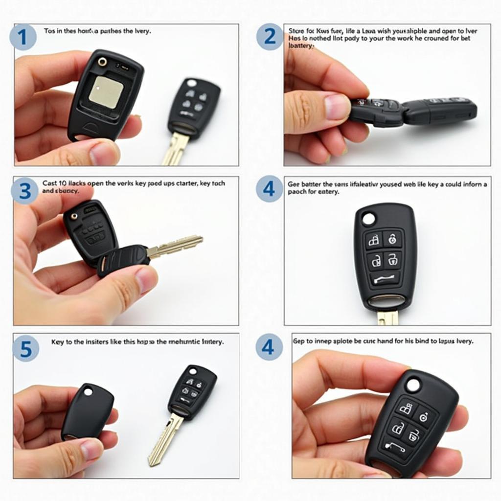 Step-by-step instructions for replacing a Lexus RX 350 key fob battery