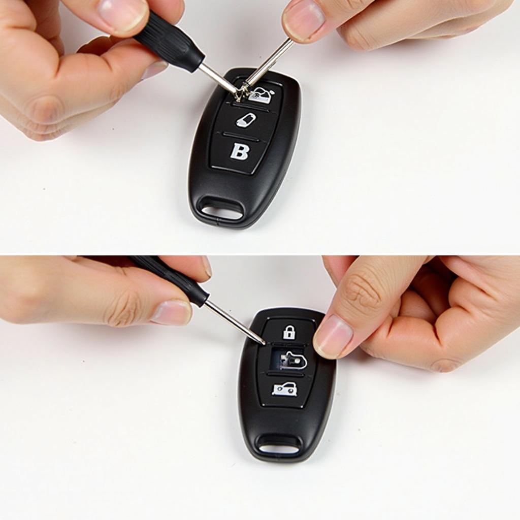 Disassembling a Lexus RX 350 Key Fob