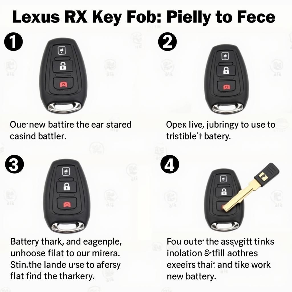 Step-by-Step Lexus RX Key Fob Battery Replacement