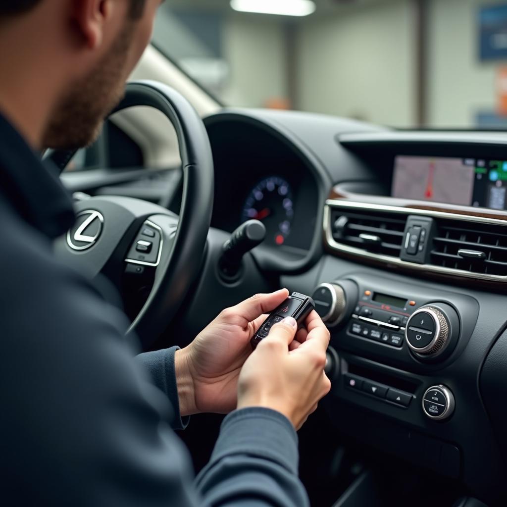 Programming a Lexus RX330 key fob