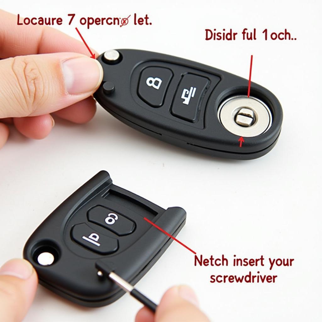 Lexus RX350 Key Fob Disassembly