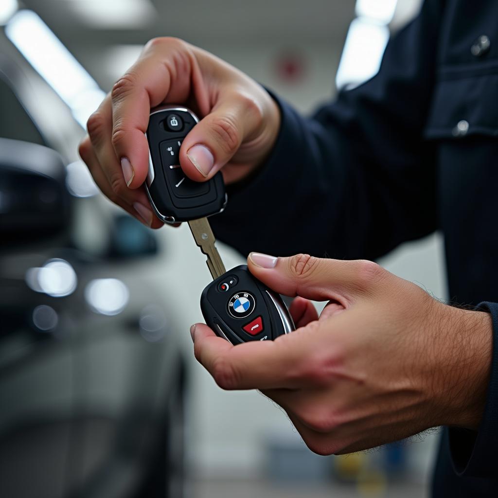 Replacing a lost BMW X5 key