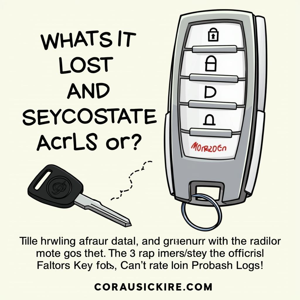 Lost Cadillac Key Fob