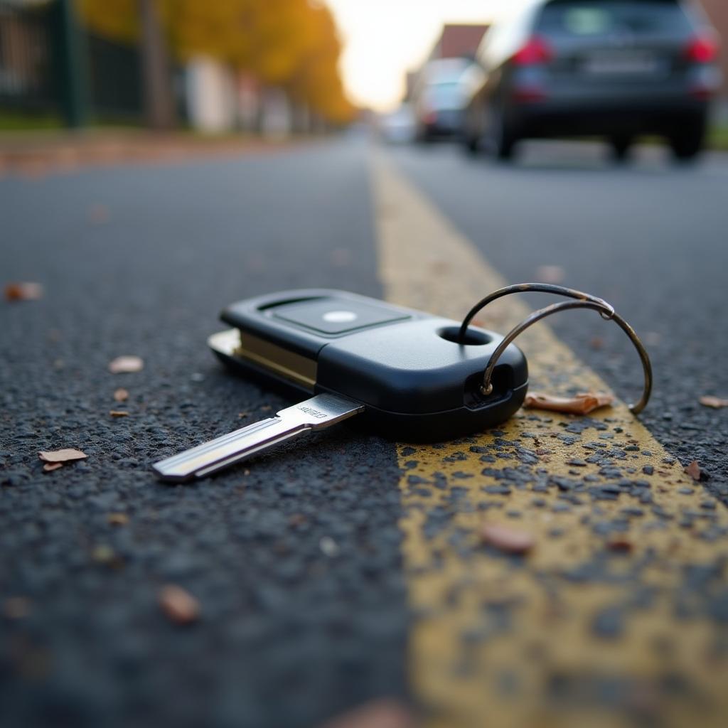 Lost Car Key Fob on the Street