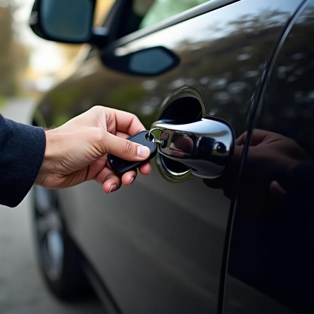 Manually Unlocking Mercedes Door