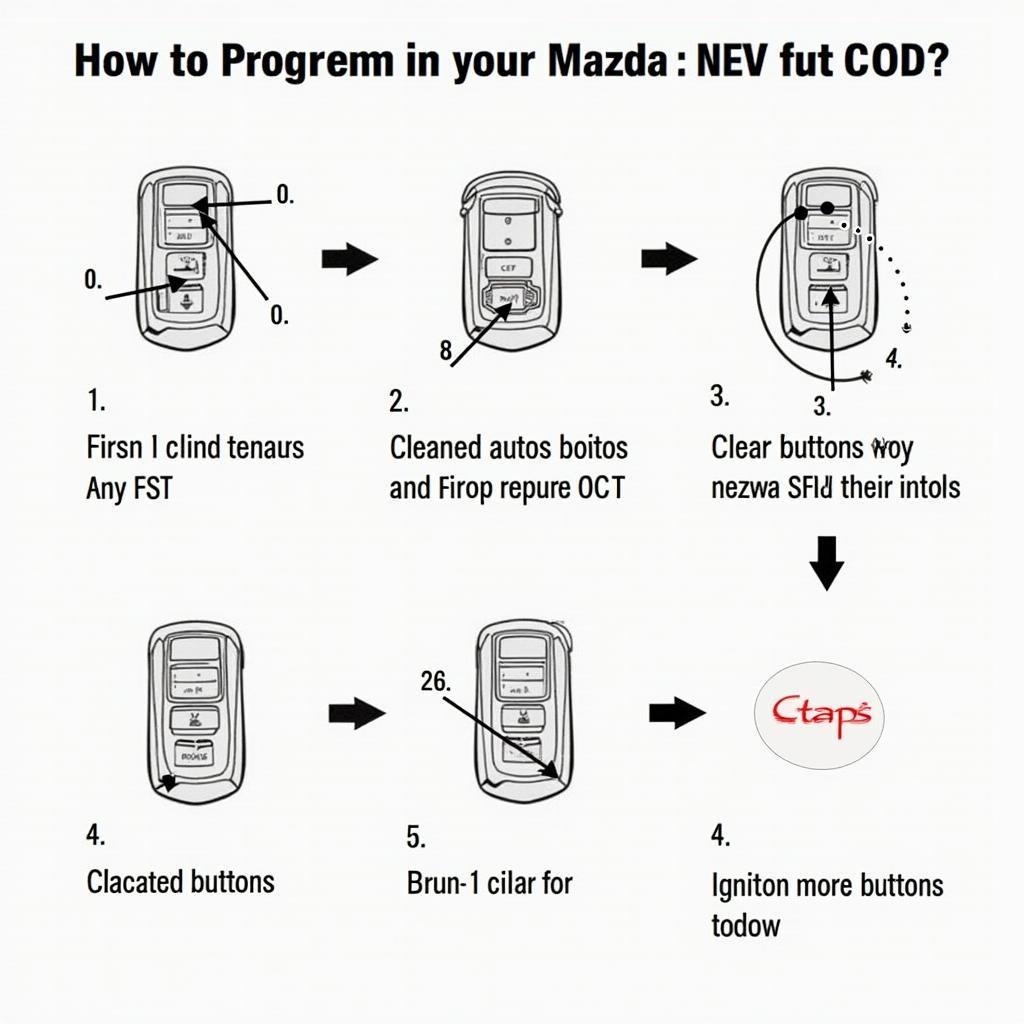 Mazda 3 2023 Key Fob Programming Steps