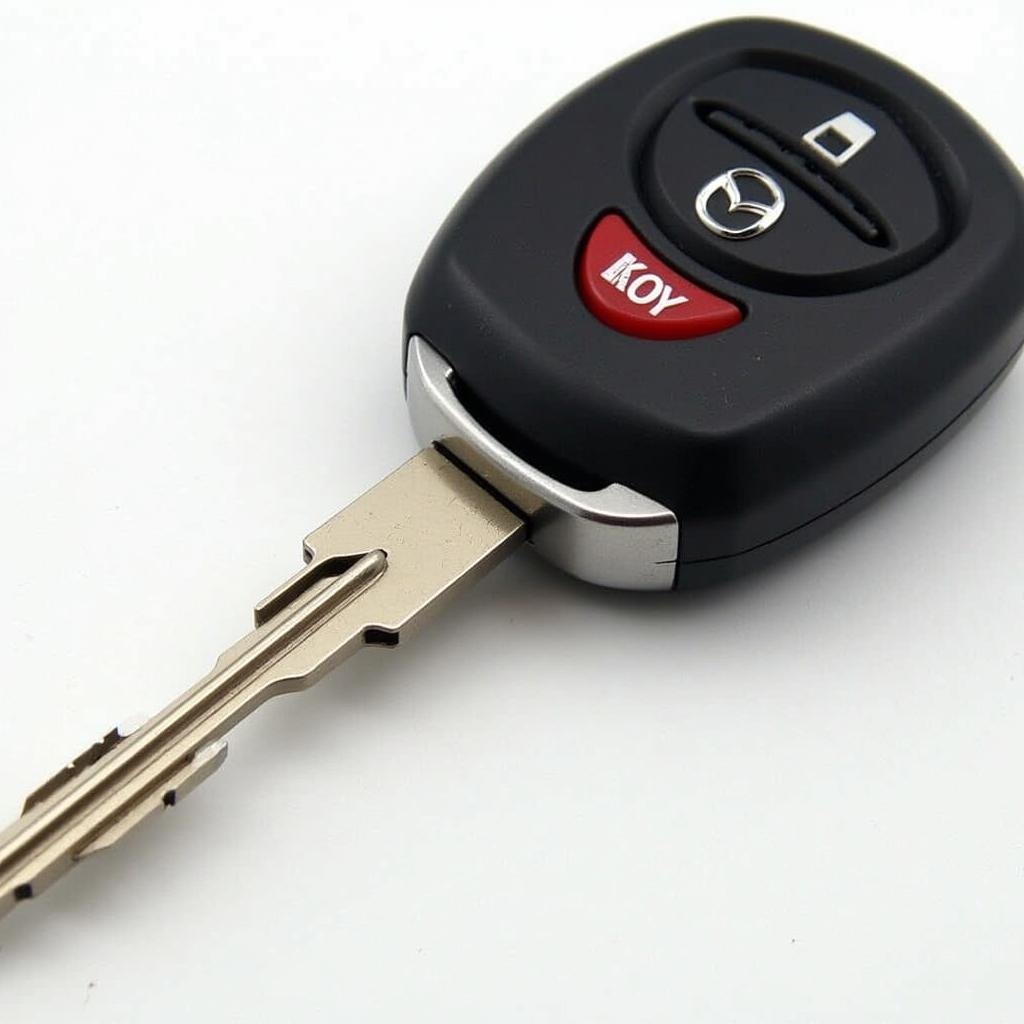 Mazda 3 key fob with hidden blade