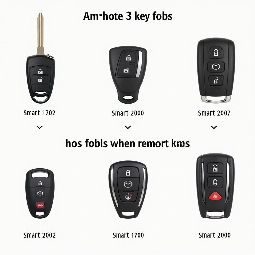 Different Mazda 3 Key Fob Types