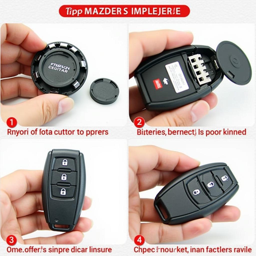 Replacing a Mazda 6 Key Fob Battery