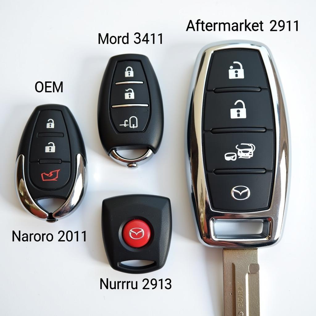 Mazda 6 Key Fob Types