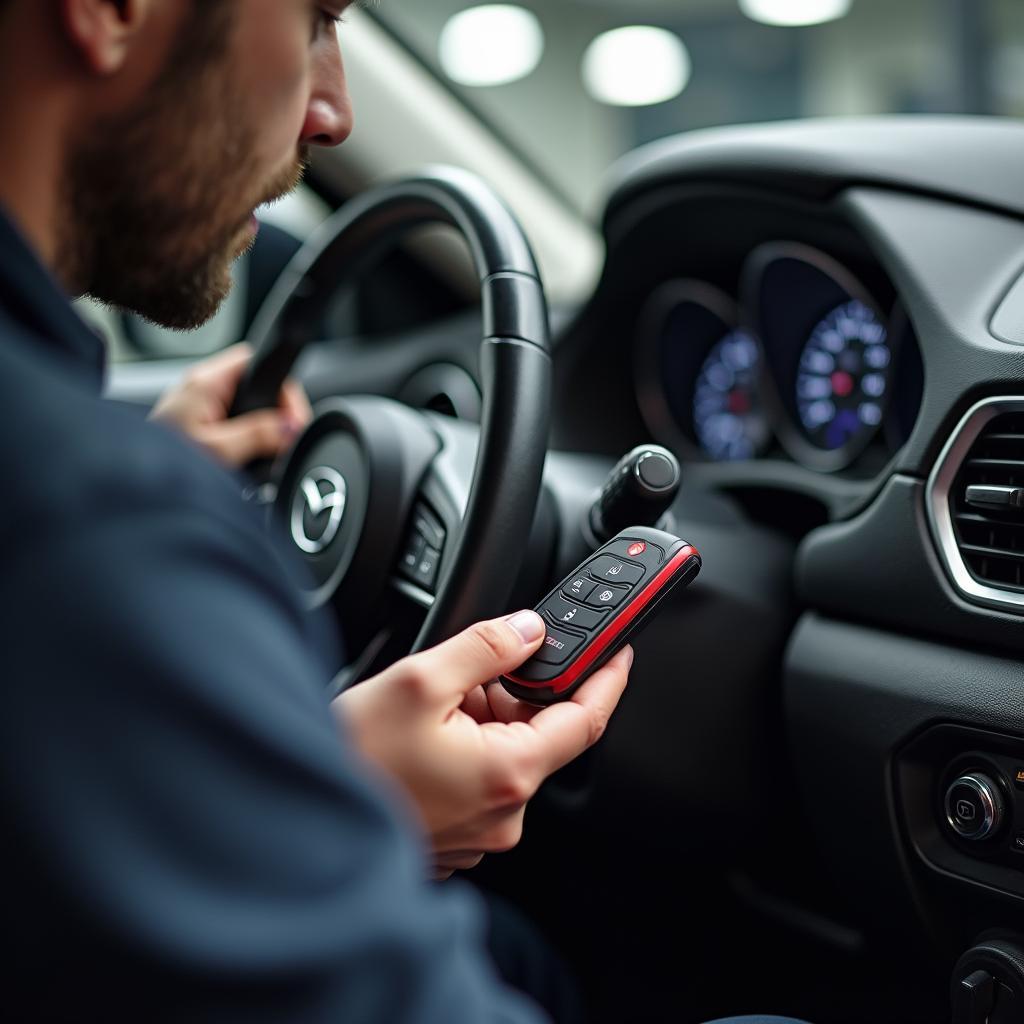 Programming a Mazda CX-5 key fob