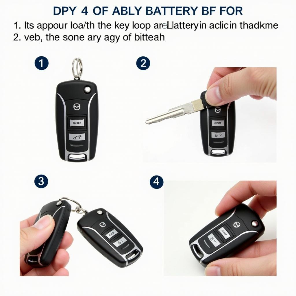 Replacing a Mazda Key Fob Battery