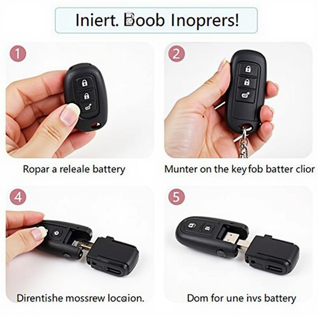 Mazda Key Fob Battery Replacement Steps