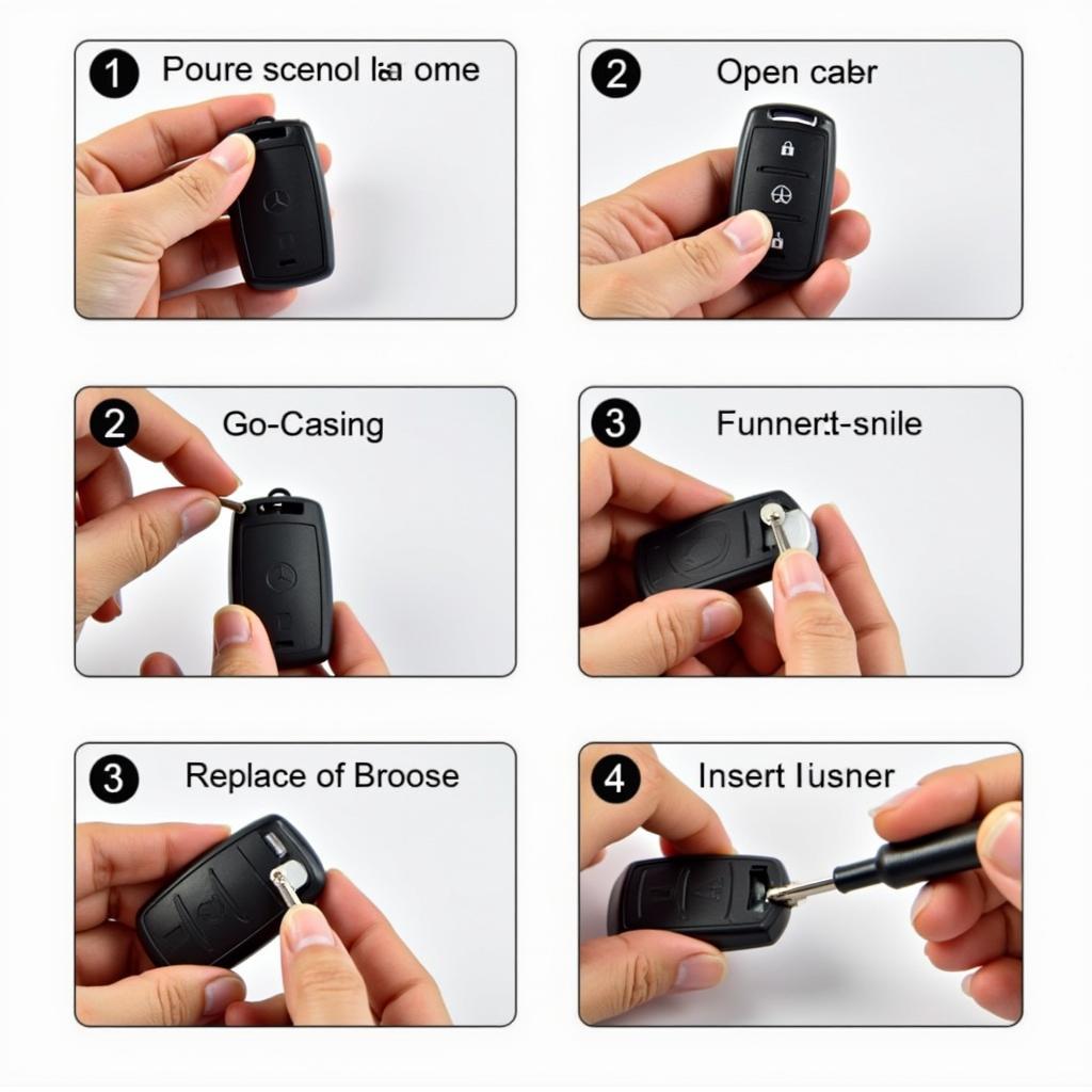 Mercedes 2019 Key Fob Battery Replacement Steps