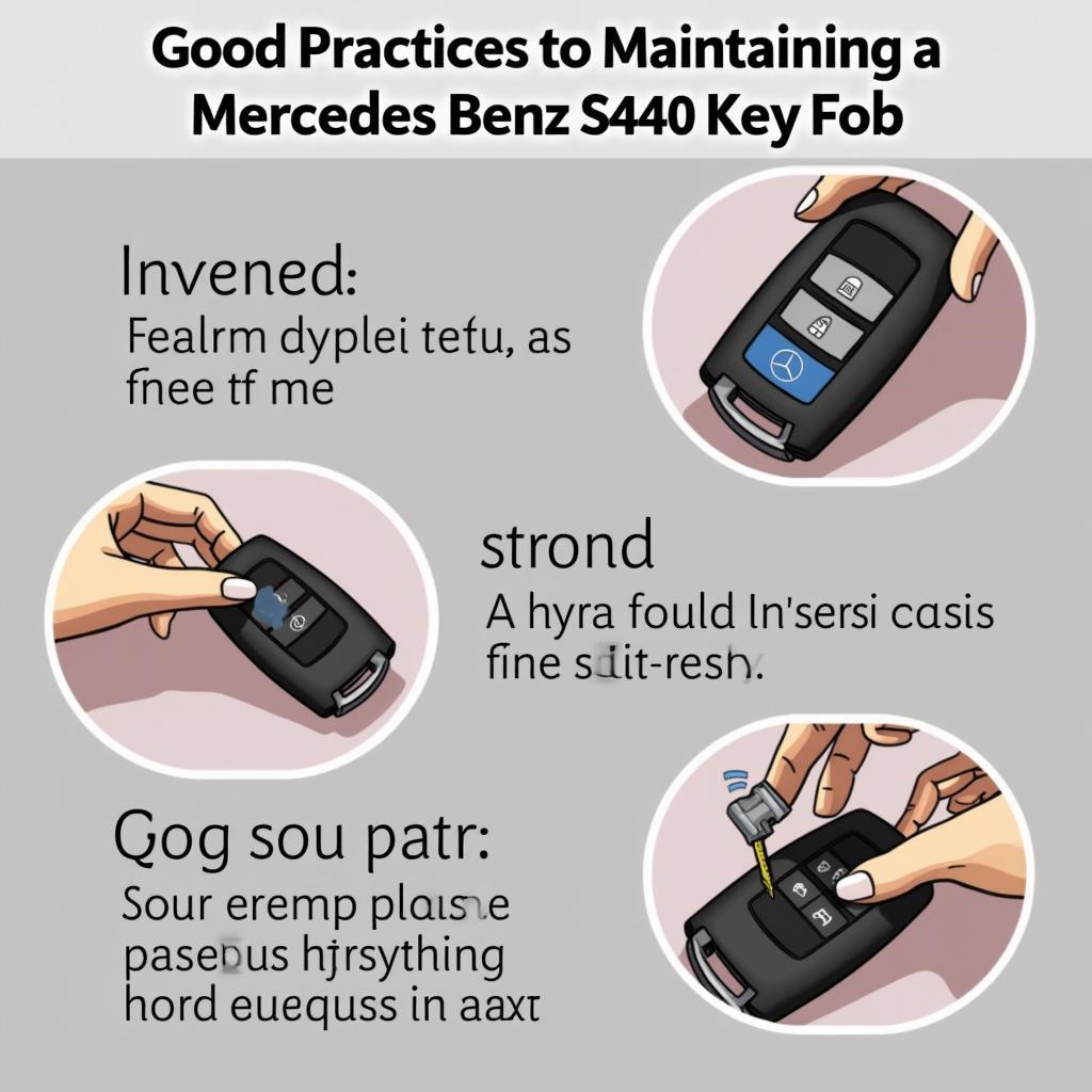 Maintaining a Mercedes Benz S430 key fob