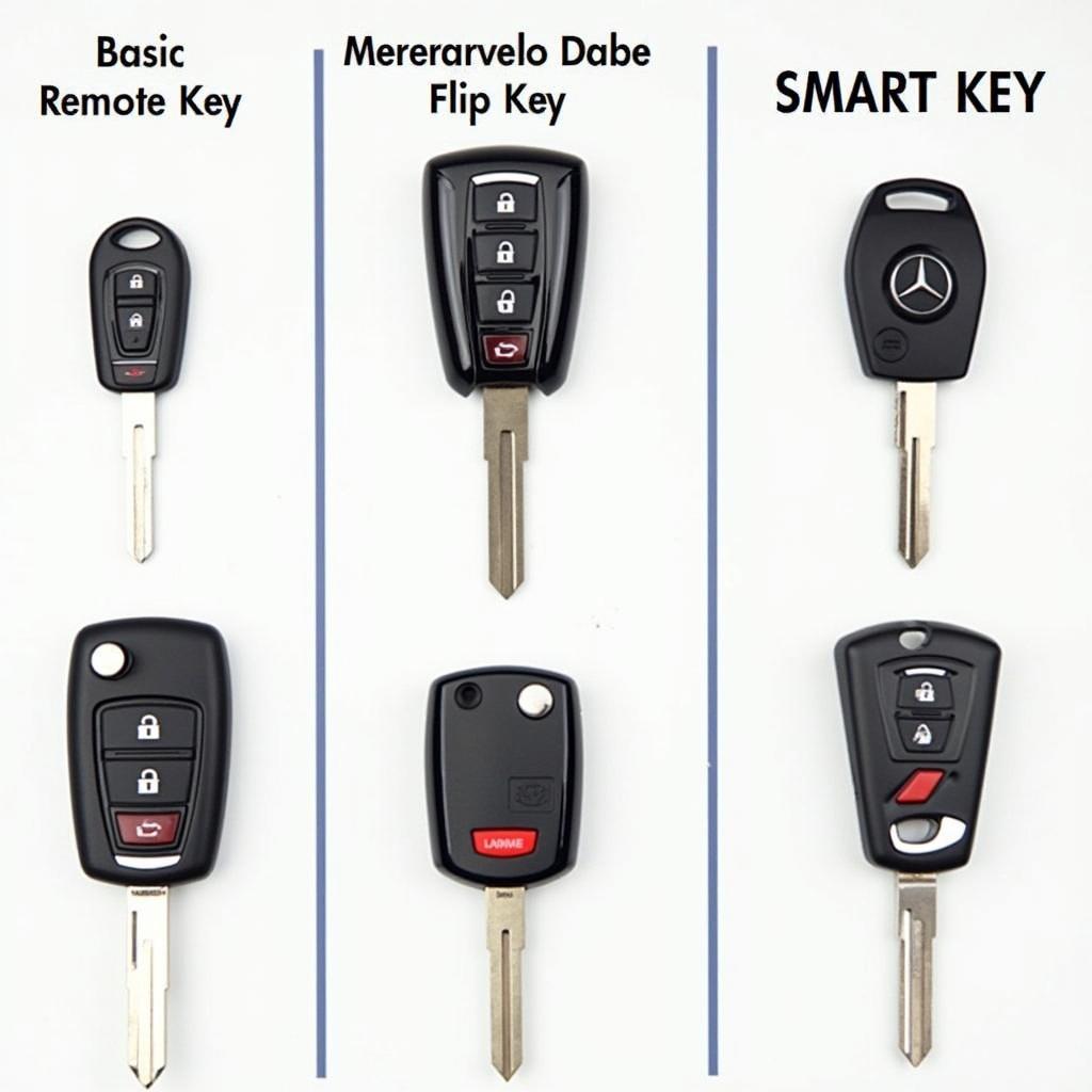 Mercedes C240 Key Fob Types