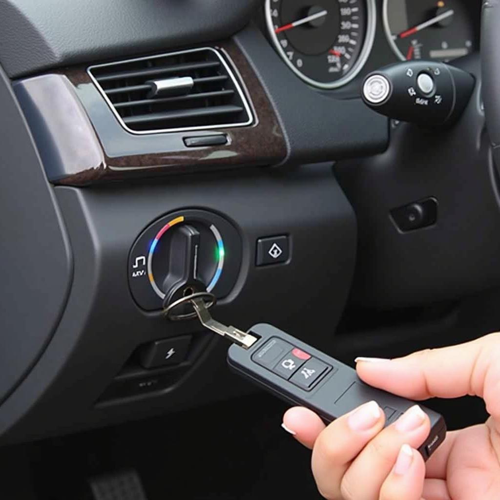 Mercedes C300 Starting with Dead Key Fob