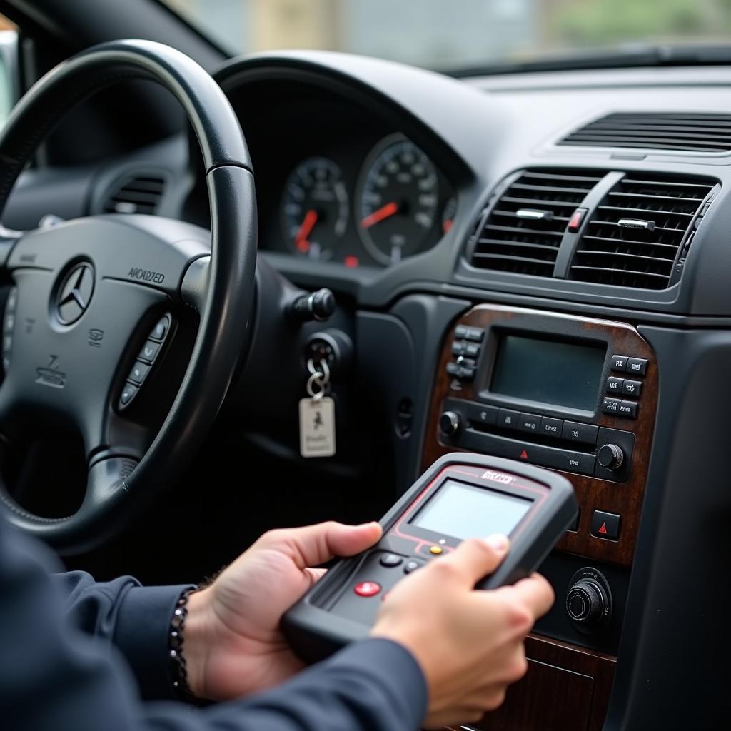 Programming a 1999 Mercedes E320 key fob