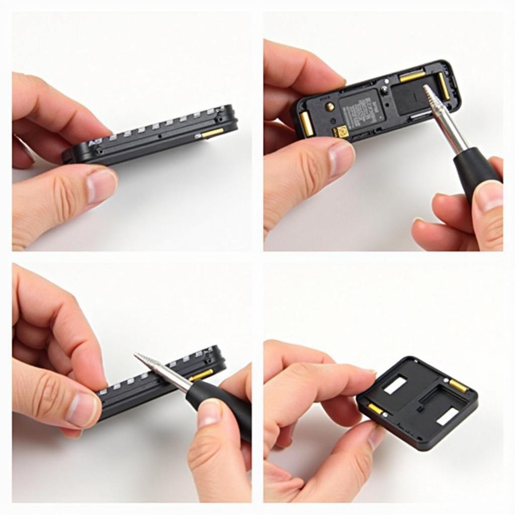 Step-by-Step Visual Guide for Replacing the Battery in a Mercedes GLE 350 Key Fob