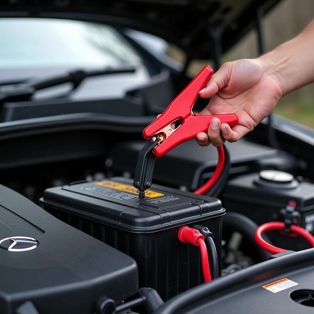 Jump Starting a Mercedes