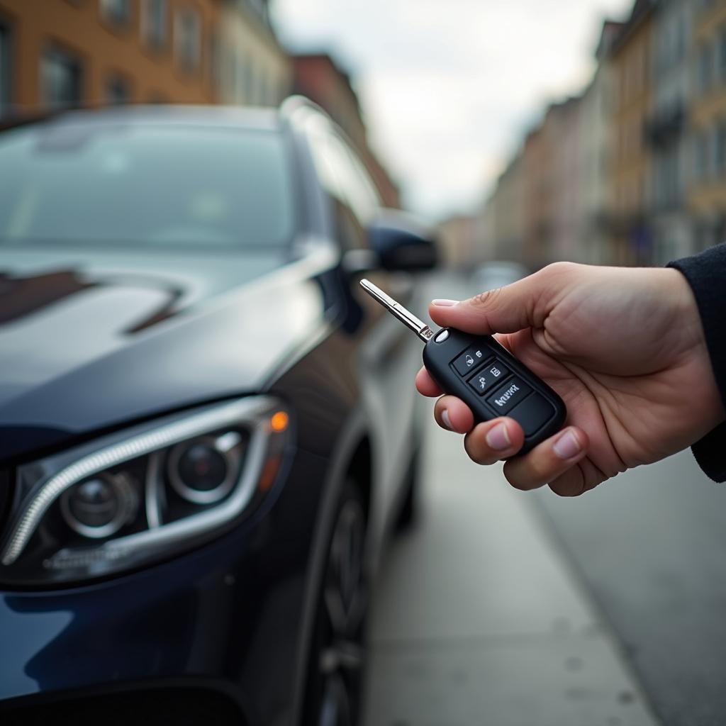 Mercedes Key Fob Range Test