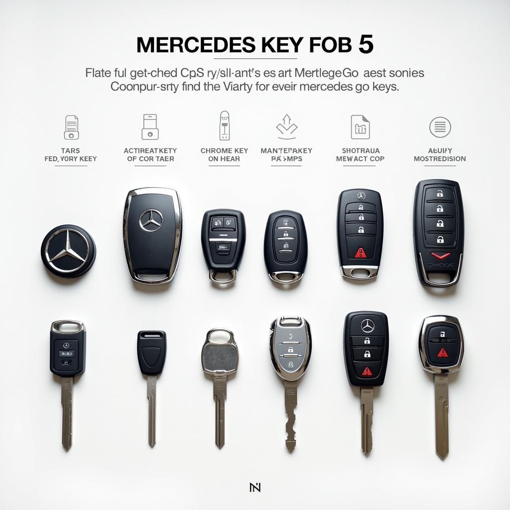 Different Types of Mercedes Key Fobs