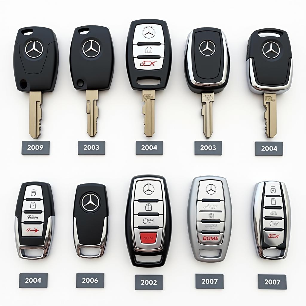 Types of Mercedes Key Fobs