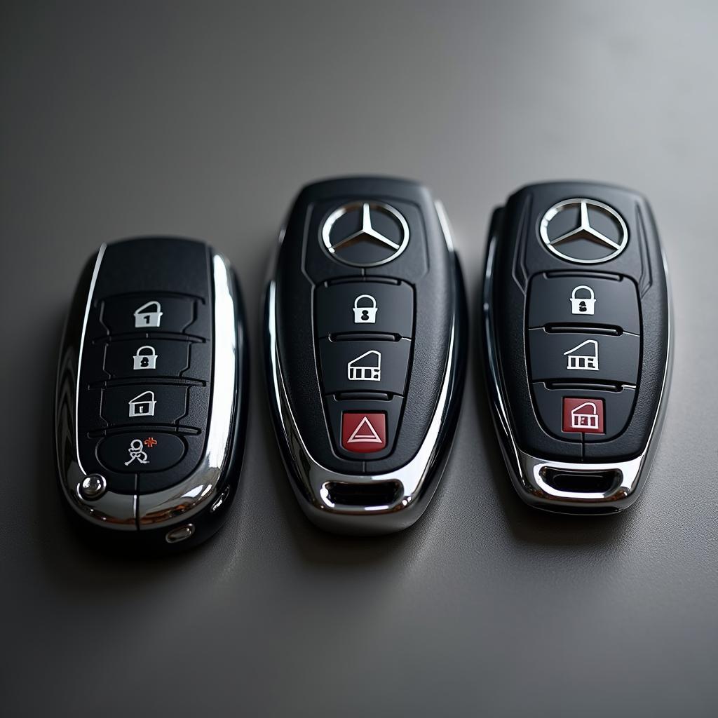 Different Types of Mercedes Key Fobs