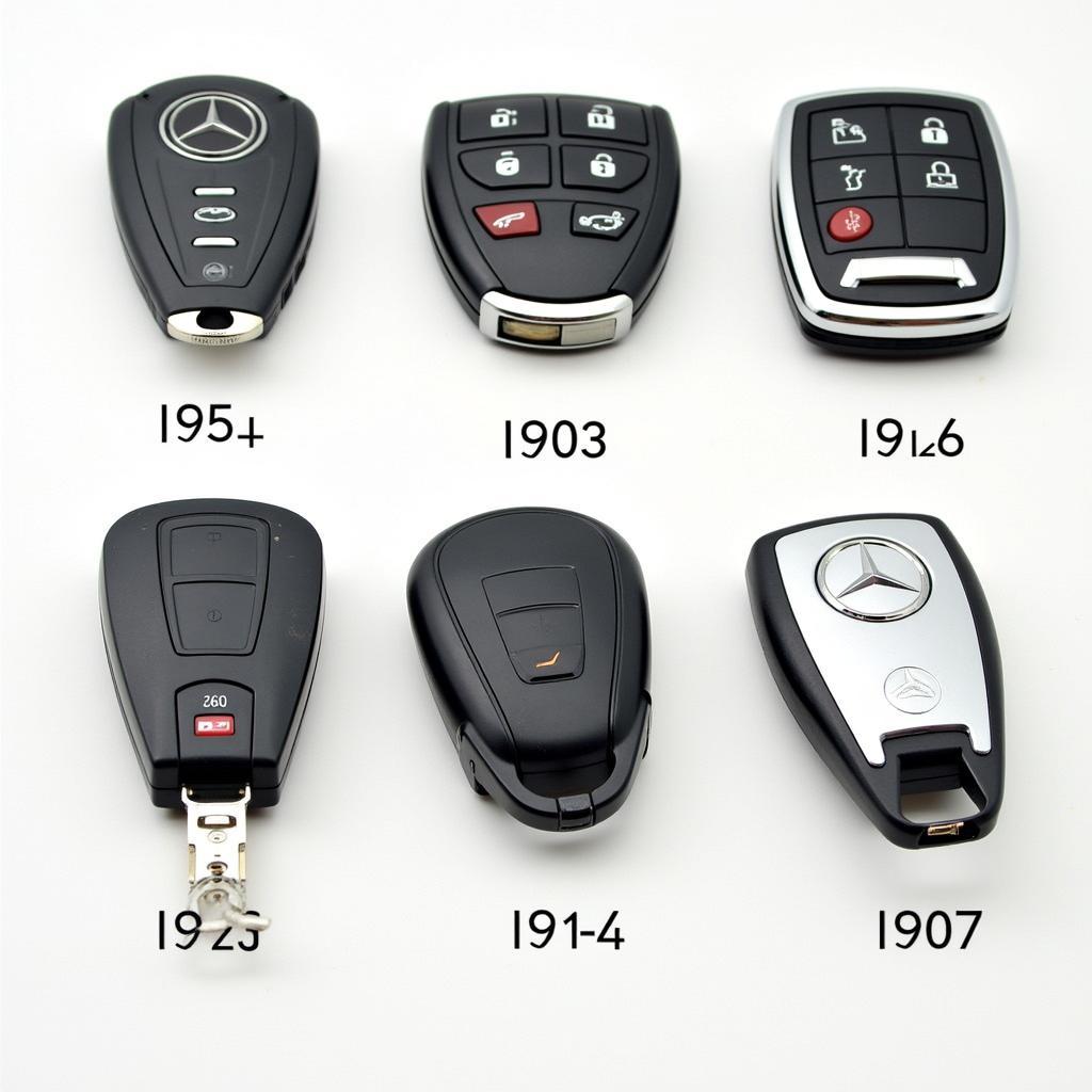 Different Types of Mercedes Key Fobs