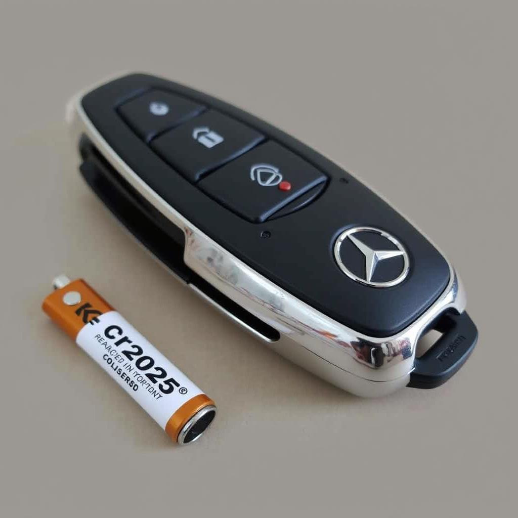 Mercedes R350 key fob and CR2025 battery