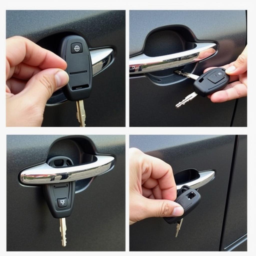 Unlocking a Nissan Altima with a Physical Key