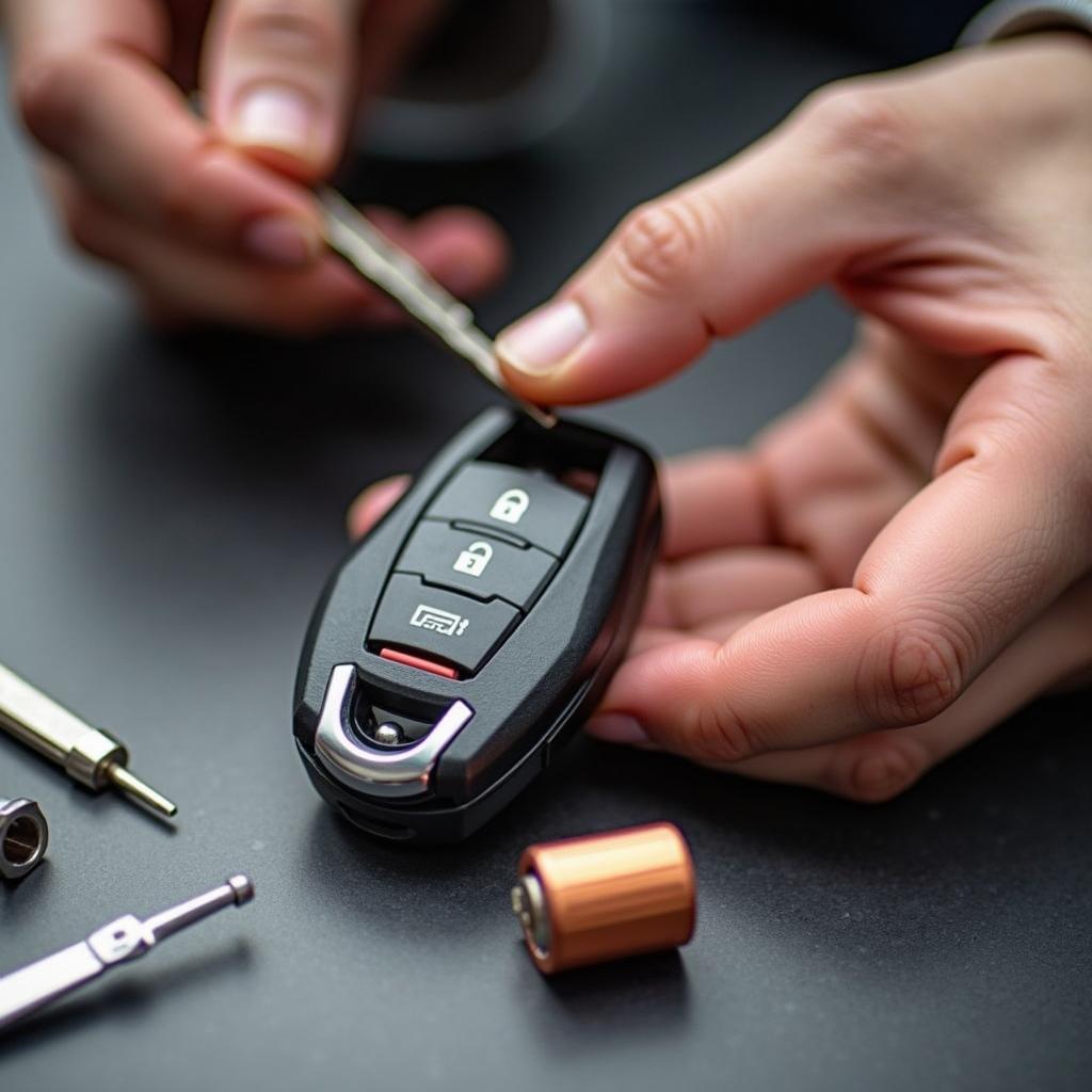 Replacing a Nissan Juke Key Fob Battery