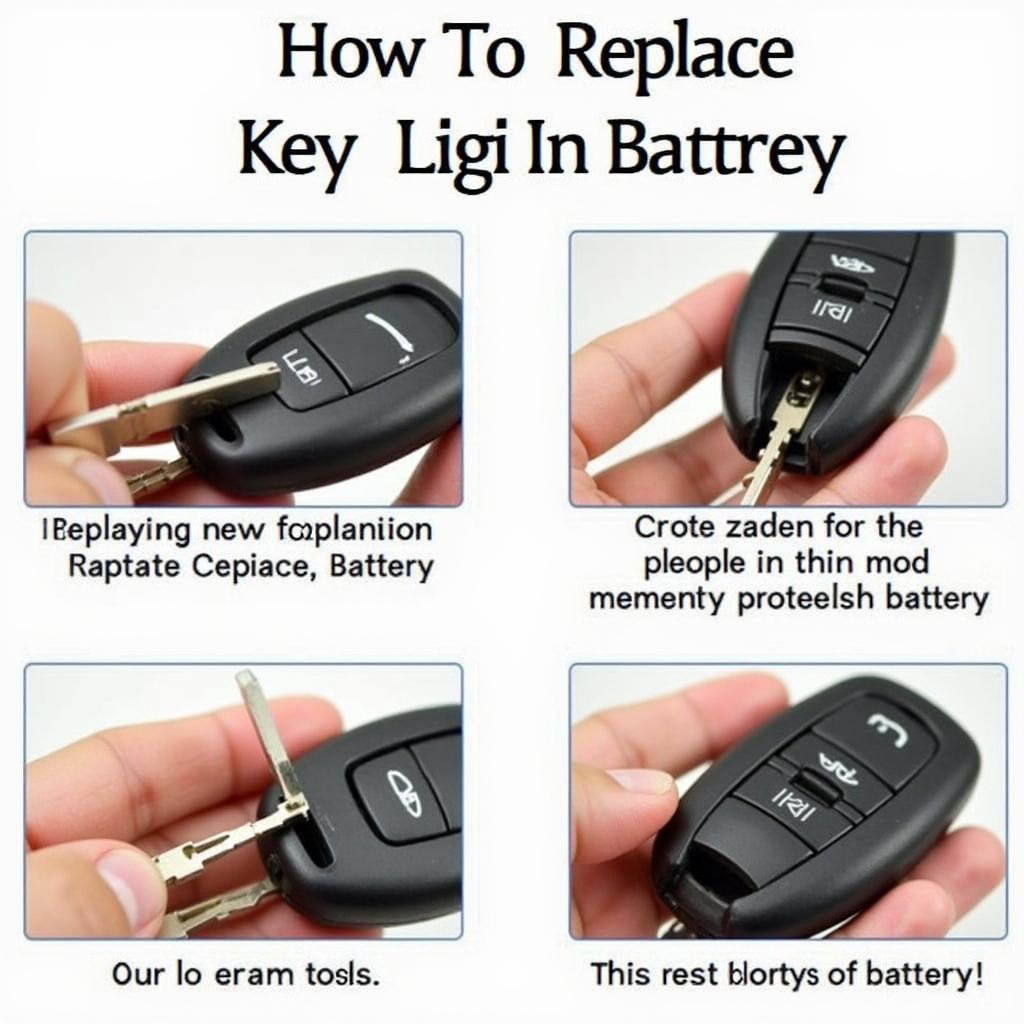 Replacing the battery in a Nissan Juke key fob