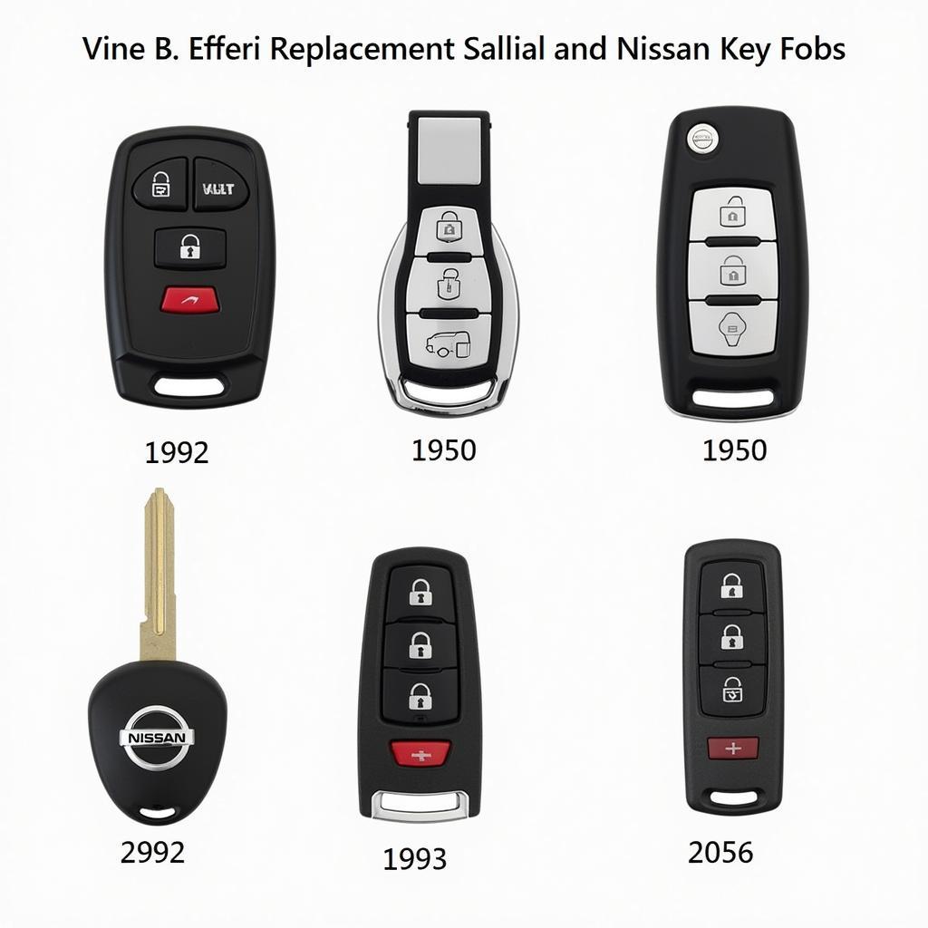 Different Types of Nissan Key Fobs