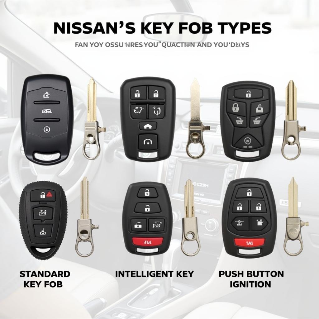 Types of Nissan Key Fobs