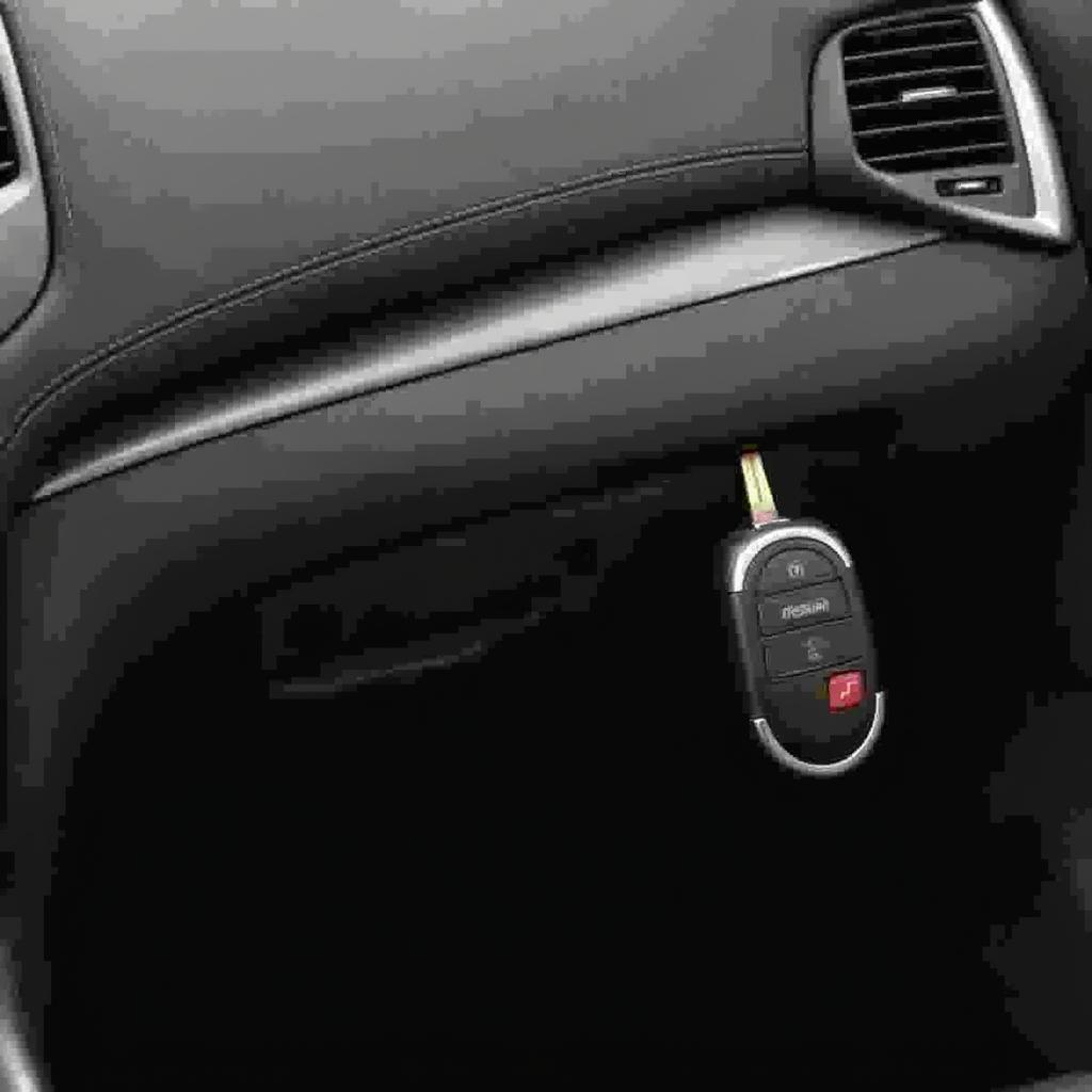 Nissan Murano Dashboard with Key Fob Slot