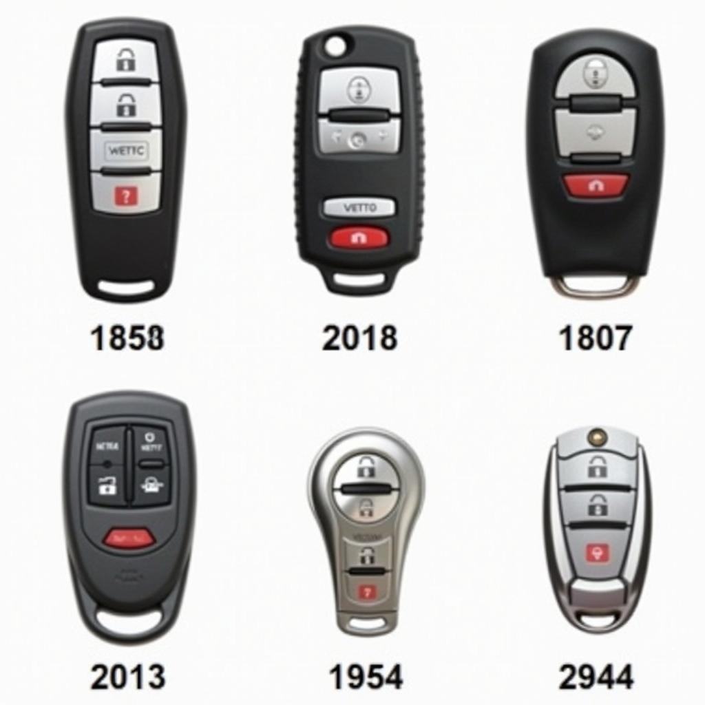 Different Types of Nissan Murano Key Fobs