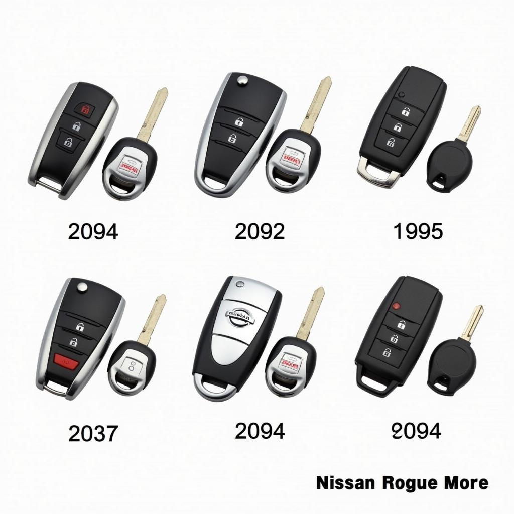 Different Types of Nissan Rogue Key Fobs