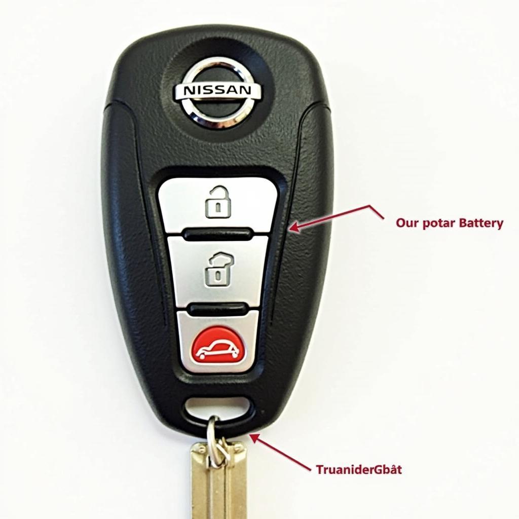 Nissan Sentra Key Fob Battery Location