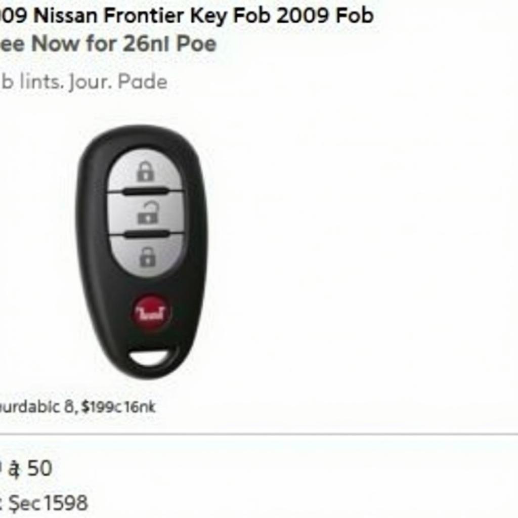 Purchasing a Nissan Key Fob Online