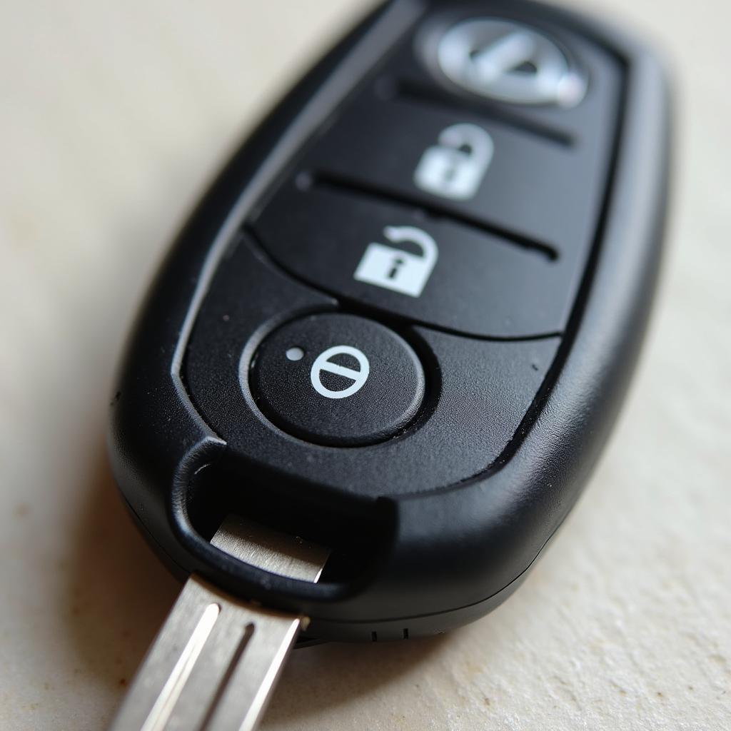 Lexus key fob release button