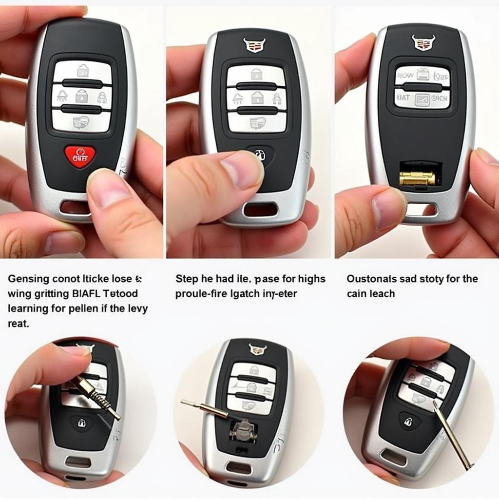 Opening 2014 Cadillac SRX Key Fob Case Step-by-Step