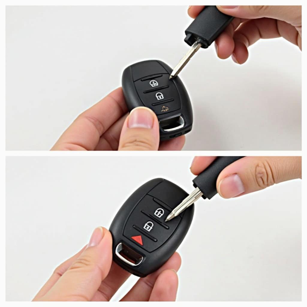 Opening a 2017 Mercedes-Benz Key Fob