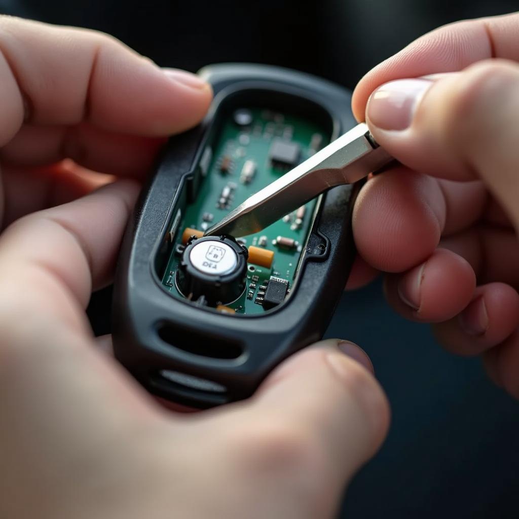 Opening a Honda Key Fob