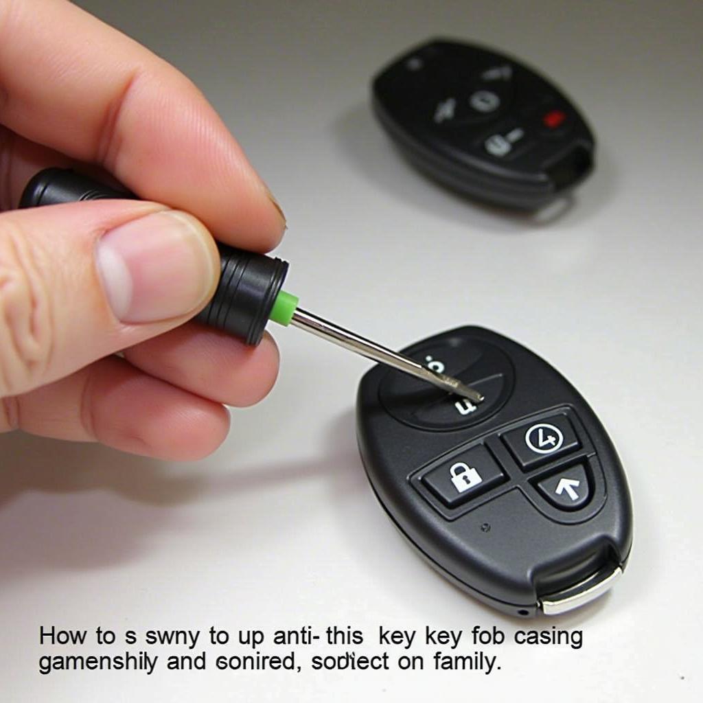 Opening a 2010 Lexus ES350 Key Fob