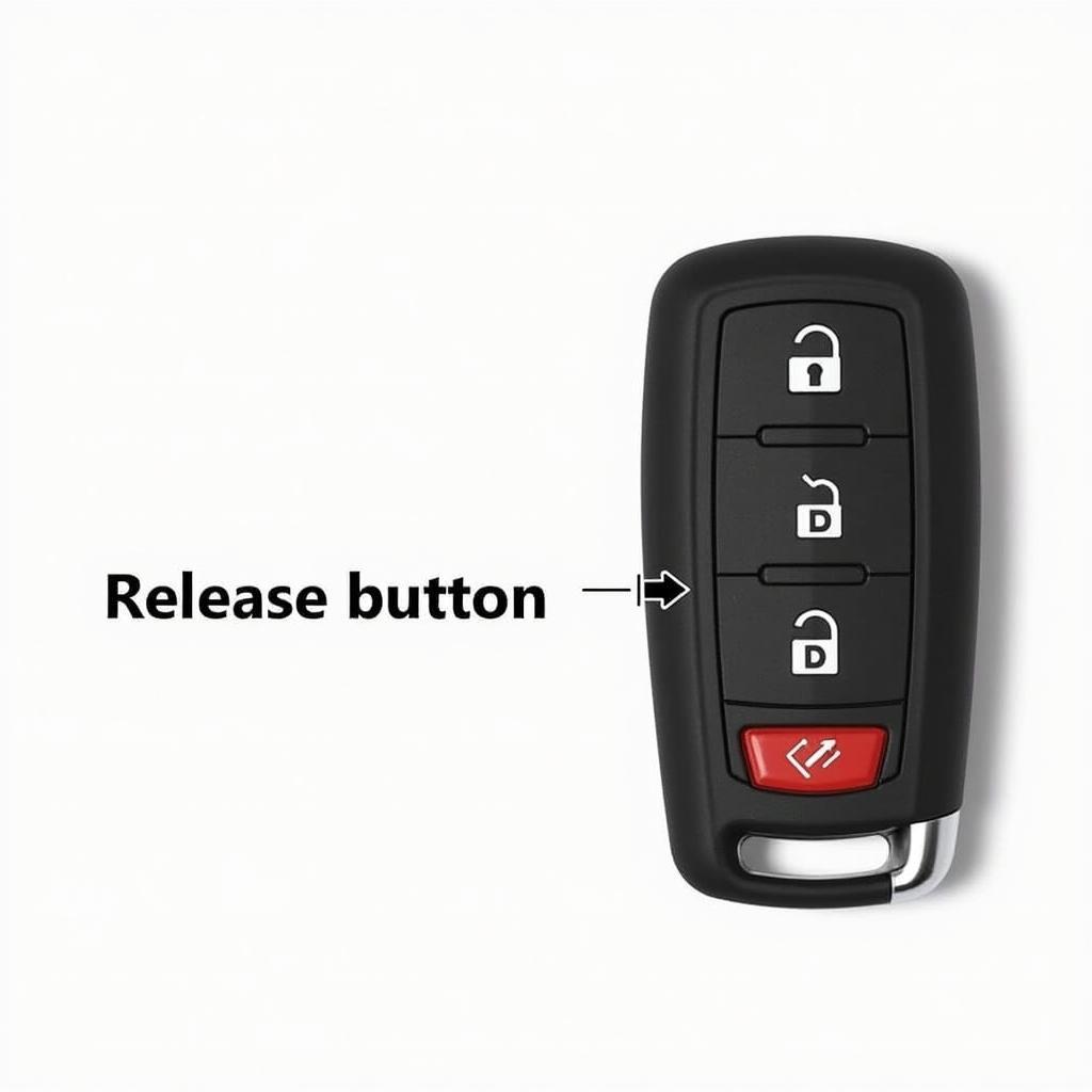 VW Key Fob Release Button